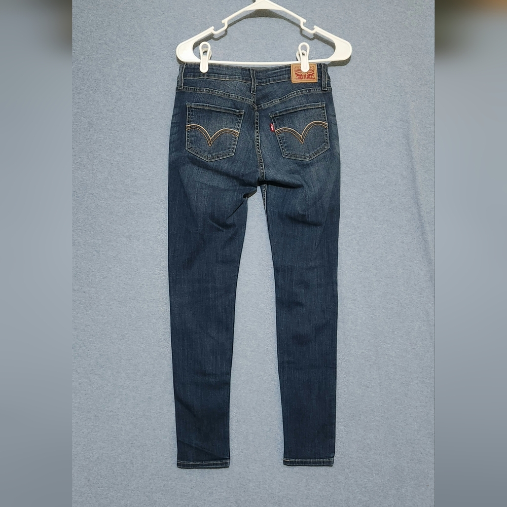 Levi's Dark Blue Women's Super Skinny Jeans. Size 29/30 - Picture 2 of 7